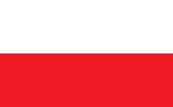 Nationella flagga Polen — Stockfoto