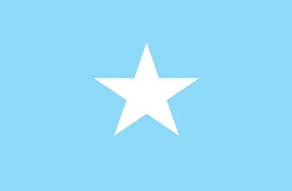 Bandera nacional de Somalia — Foto de Stock