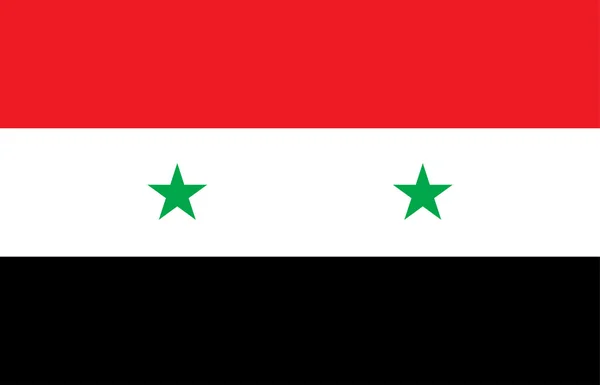 Bandera nacional de Siria — Foto de Stock