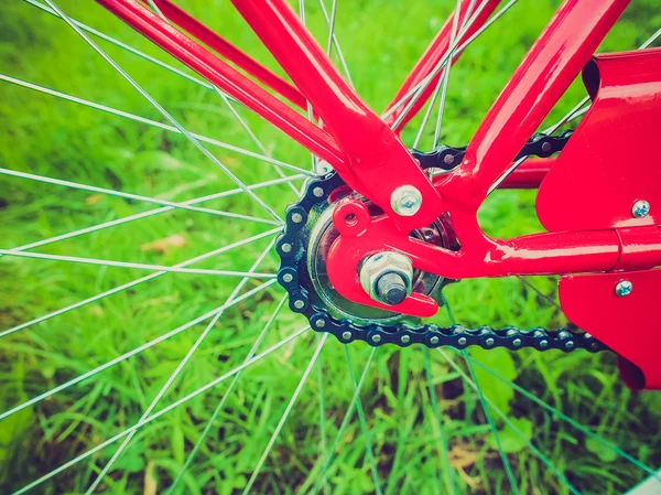 Aspecto retro Detalle bicicleta — Foto de Stock