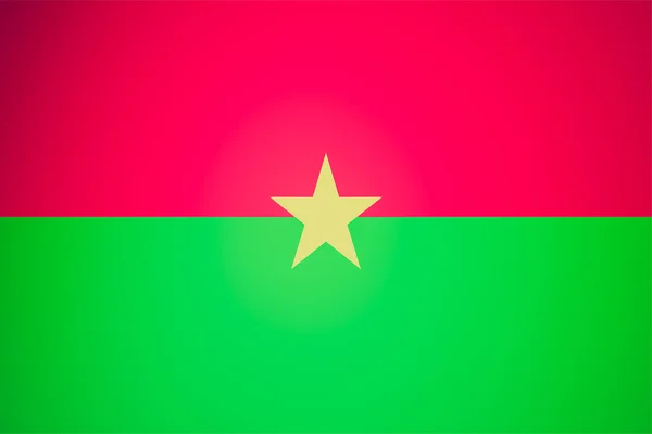 Nationalflagge von Burkina Faso im Retro-Look — Stockfoto