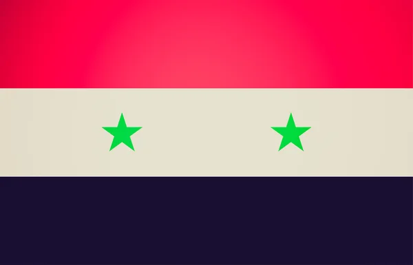 シリアの国旗はレトロな外観 — ストック写真