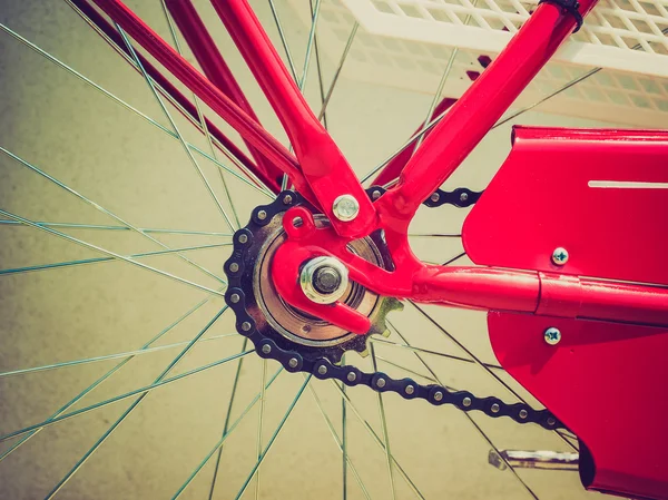 Retro-look cykel detalj — Stockfoto