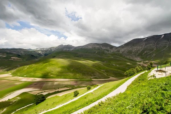 Castelluccio-ді-Norcia — стокове фото