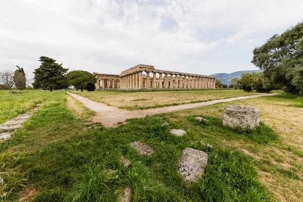 Paestum neptune tempel — Stockfoto