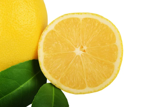 Lemons isolated on white background — Stock Photo, Image