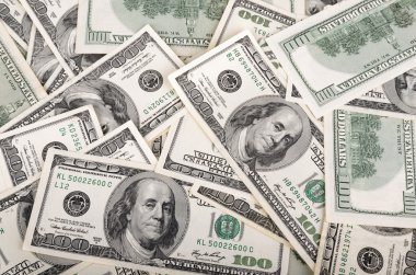 arka plan için yüz dolar faturaları