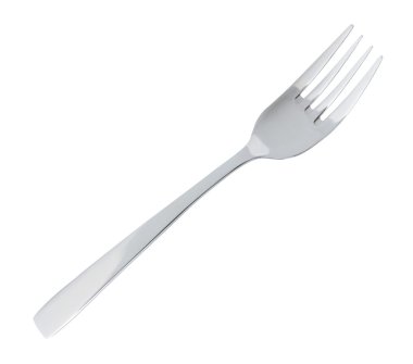 Çatal beyaz arkaplanda izole edildi