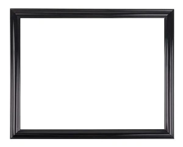 Isolated black picture frame — Stock Photo, Image