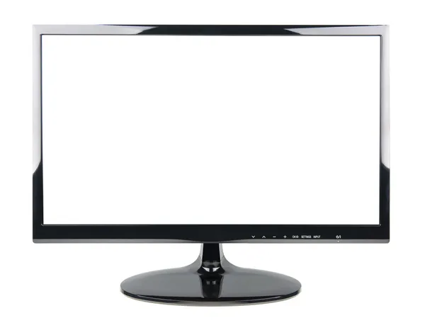 Wide screen TV isolated on a white — Stock Photo, Image