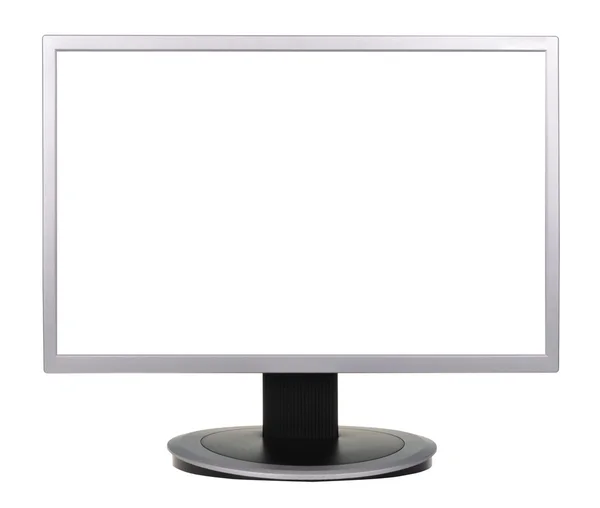 Wide screen TV isolated on a white — Stock Photo, Image