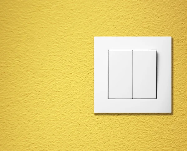 Interruptor de luz em uma parede — Fotografia de Stock
