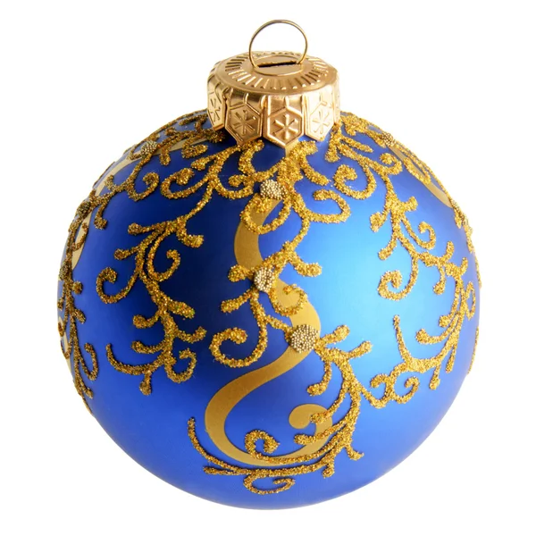 Christmas ball over white background — Stock Photo, Image