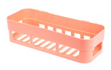 Plastik Basket Mutfağı, beyaz arka planda izole banyo