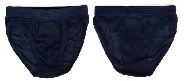 Uppsättning Män Underkläder Trosor Isolerade Vit Bakgrund — Stockfoto