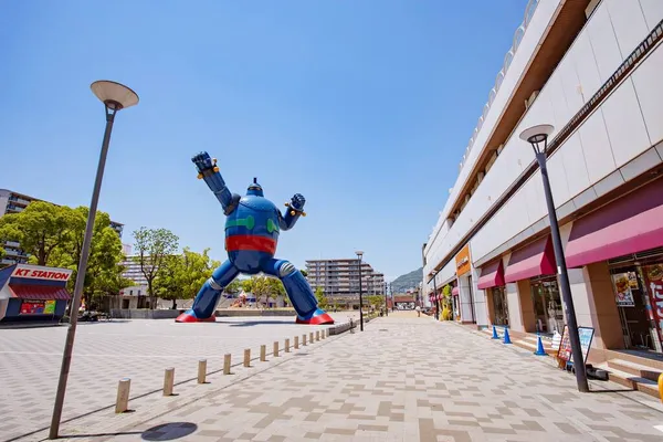 Kobe Giappone Maggio 2019 Statua Gigante Tetsujin Alias Gigantor Kobe — Foto Stock