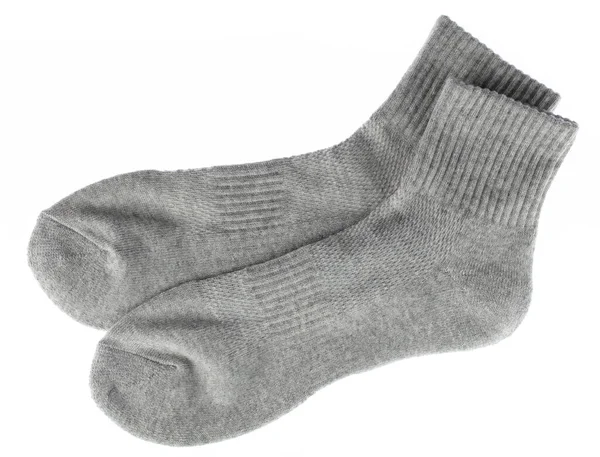 Wool Cotton Short Socks Isolated White Background — Stock Photo, Image