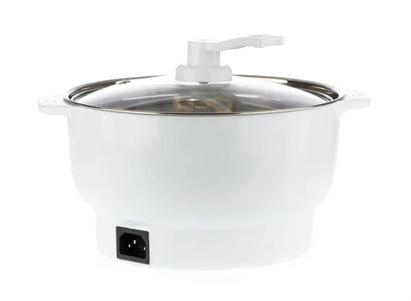 Cuisinière Électrique Lente Isolée Sur Fond Blanc Photo De Stock