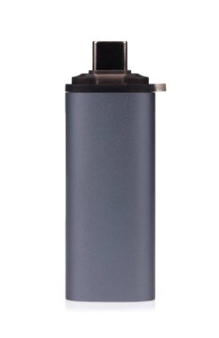 Kart Okuyucu Tipi C beyaz arkaplanda izole edildi