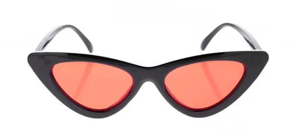 Vackra Solglasögon Isolerade Vit Bakgrund — Stockfoto