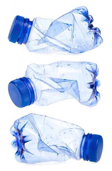 コレクション白地に隔離されたプラスチック製のゴムボトル — ストック写真
