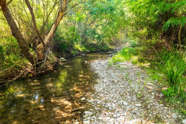 Kanyon ve nehir sözde Stretta di Longi, Galati Mamertino 'yu oluşturuyor.