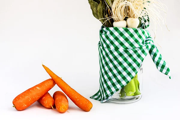 Їжу овочі — стокове фото