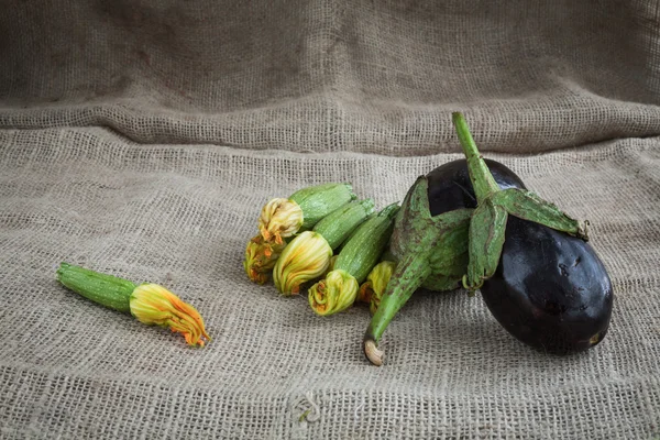 Zucchini and eggplant — Stock Photo, Image