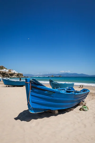 Boats in the beach — Stock Photo, Image