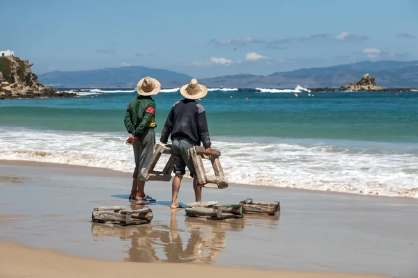 Moroccan fishermen — Stock Photo, Image