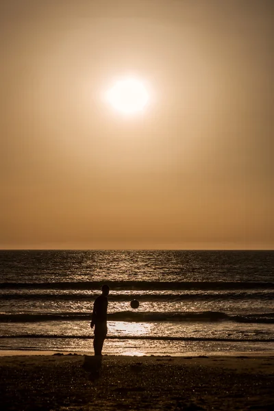 Zonsondergang zee — Stockfoto