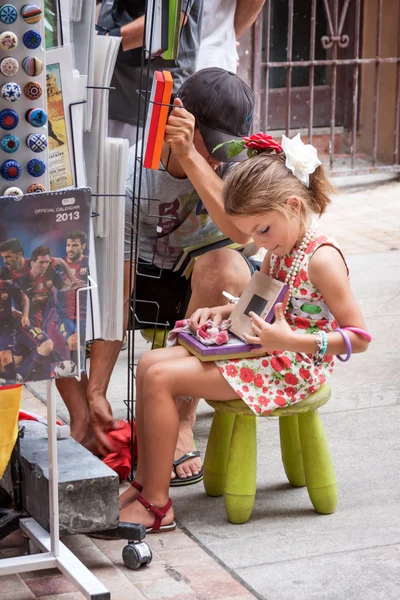 Days of celebration and party in Malaga Andalusia Spain — Stock Photo, Image