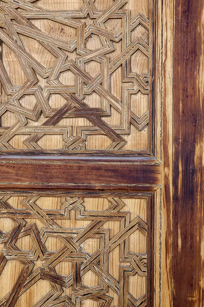 Arabská Architektura Staré Medině Ulice Dveře Okna Detaily Tangier Maroko — Stock fotografie