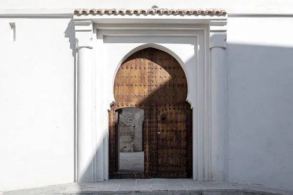 阿拉伯建筑在古老的梅迪纳 摩洛哥 丹吉尔 — 图库照片