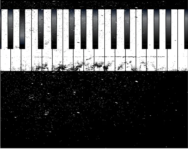 Piano de Jazz — Vector de stock