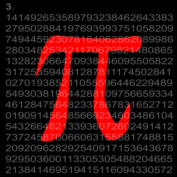 Le Pi constant — Image vectorielle