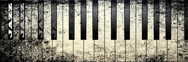 ジャズ ピアノ — ストックベクタ