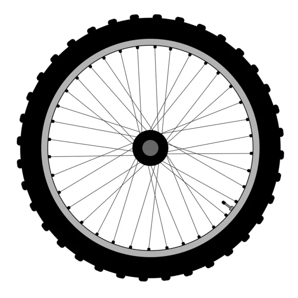 Kerékpár kerék — Stock Vector