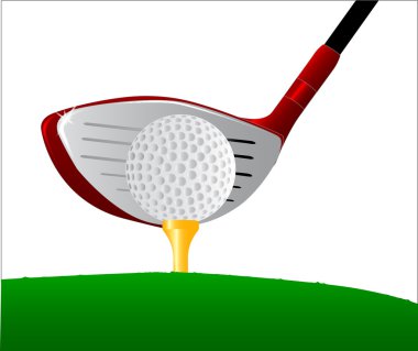 Teeing Off clipart