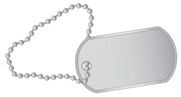 Dog tag — Stockový vektor