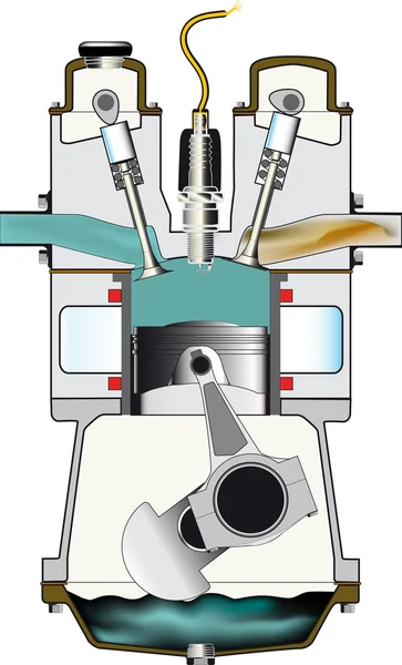 Carrera de inducción — Vector de stock