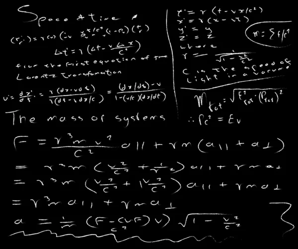 Tableau de craie désordonné — Image vectorielle