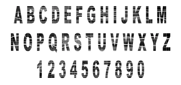 Гранжевый алфавит — стоковый вектор