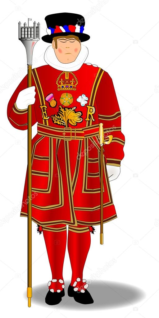 Beefeater — Stock Vector © BigAlBaloo 44537443
