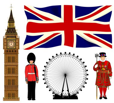 London Icons clipart