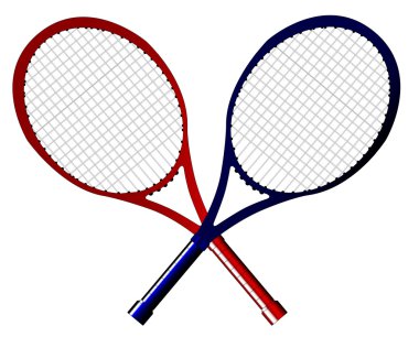 Crossed Rackets clipart
