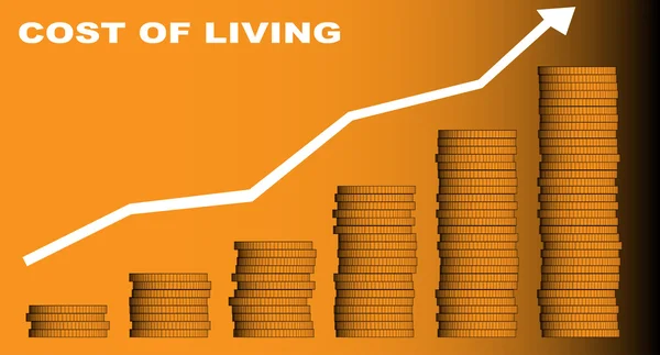 Cost of Living — Stock Vector