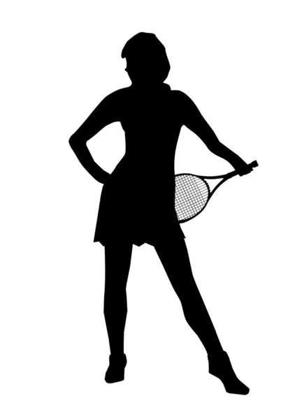 Sports Woman — Stock Vector