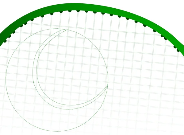 Tennisschläger — Stockvektor