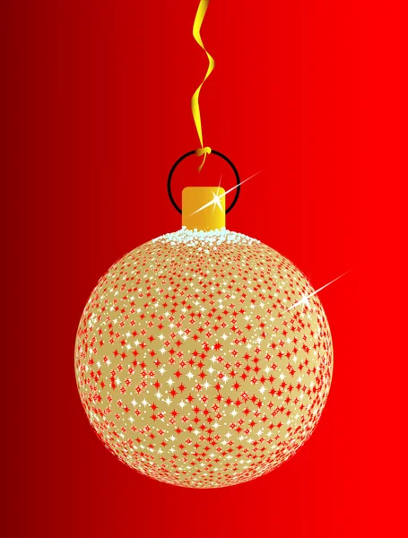 Sparkle Christmas Ball — Vector de stoc